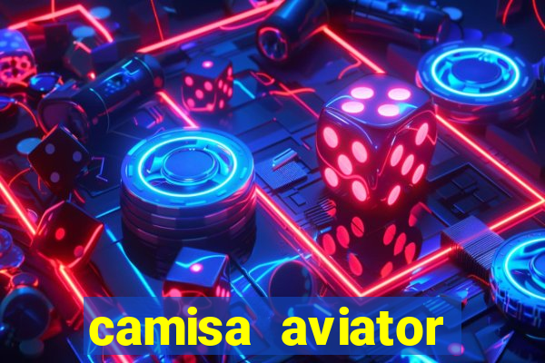 camisa aviator manga longa