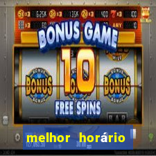 melhor horário para jogar fortune tiger hoje