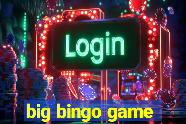 big bingo game