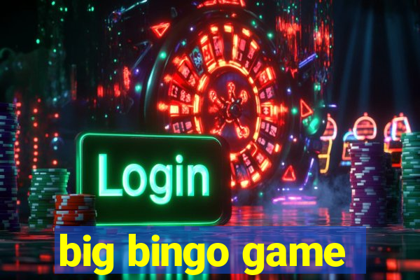 big bingo game