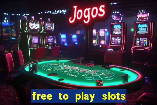 free to play slots online no download