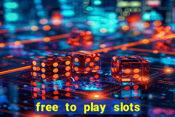 free to play slots online no download