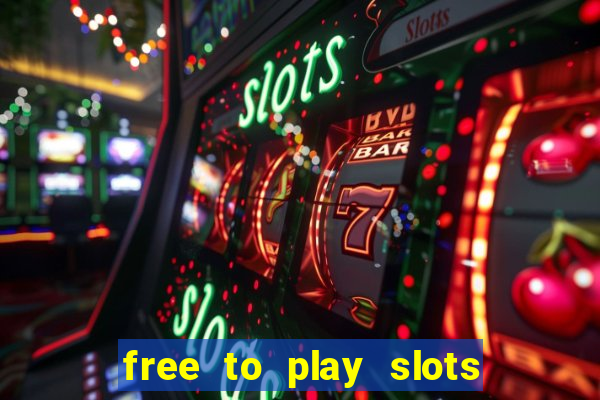 free to play slots online no download