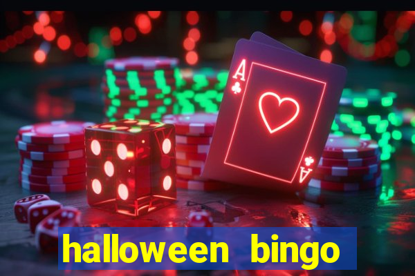 halloween bingo card maker