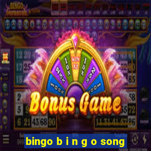 bingo b i n g o song