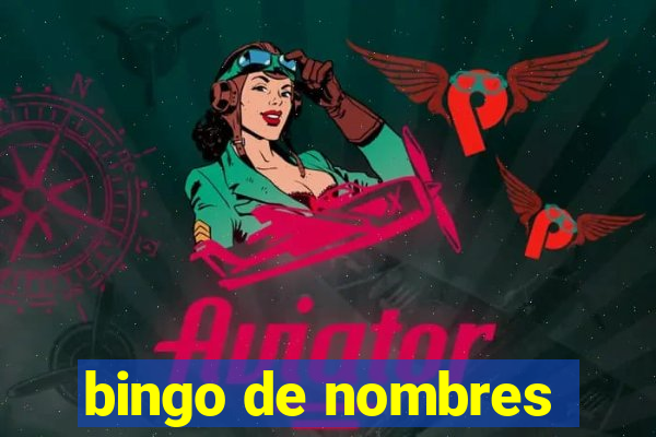 bingo de nombres