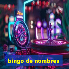 bingo de nombres