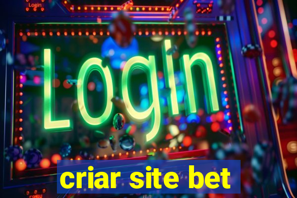 criar site bet