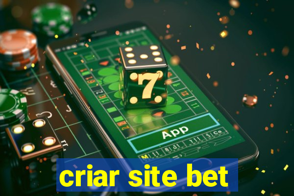 criar site bet