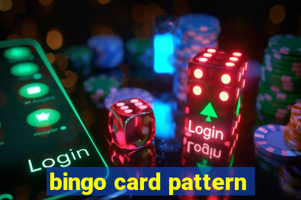 bingo card pattern