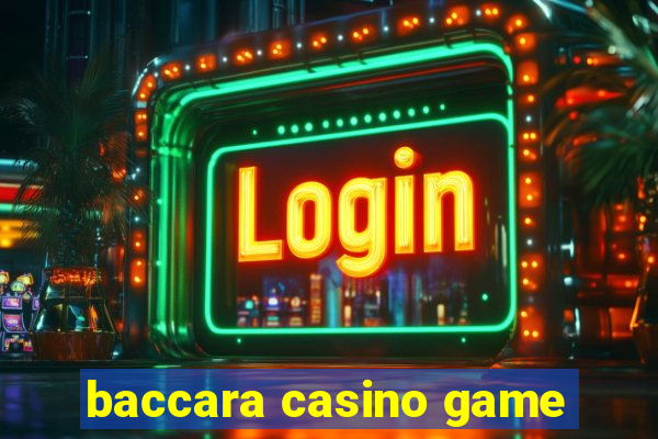 baccara casino game