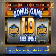 conta demo rabbit Informational