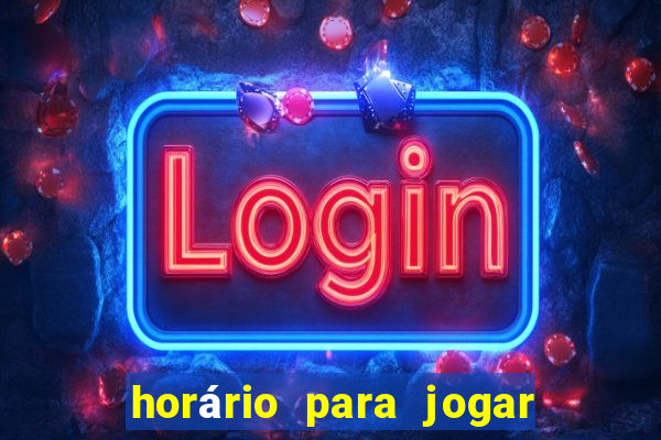 horário para jogar no rabbit