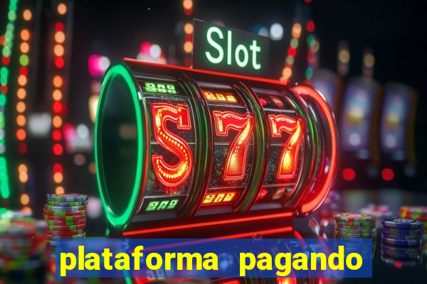 plataforma pagando jogo do tigre