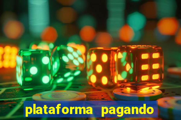 plataforma pagando jogo do tigre