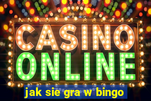 jak sie gra w bingo