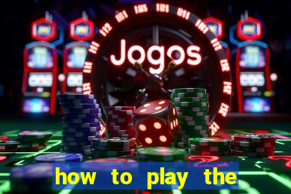 how to play the buffalo slot machine