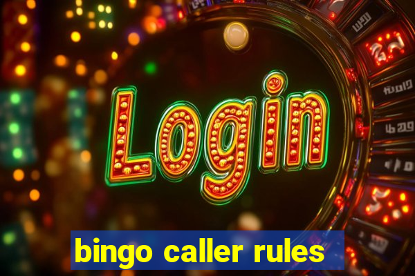 bingo caller rules