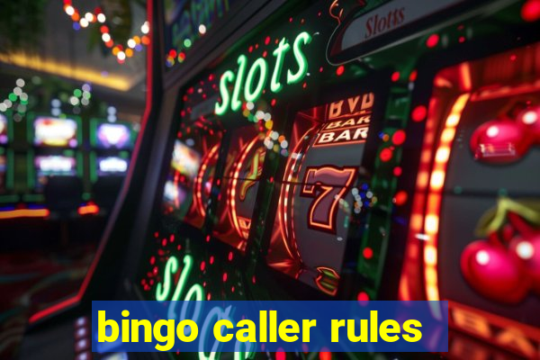 bingo caller rules