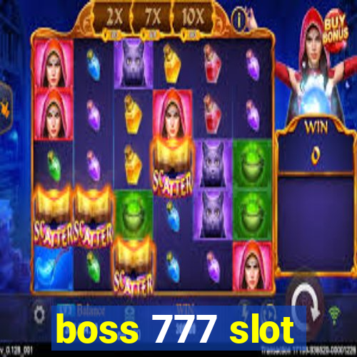 boss 777 slot