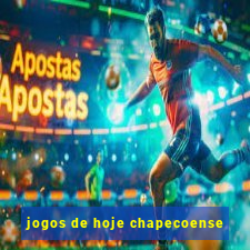 jogos de hoje chapecoense