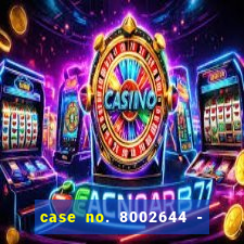 case no. 8002644 - casino night