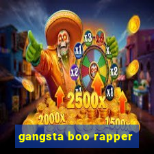 gangsta boo rapper