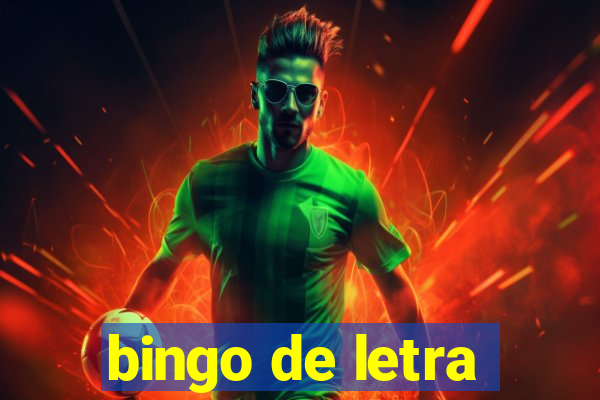 bingo de letra