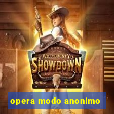 opera modo anonimo