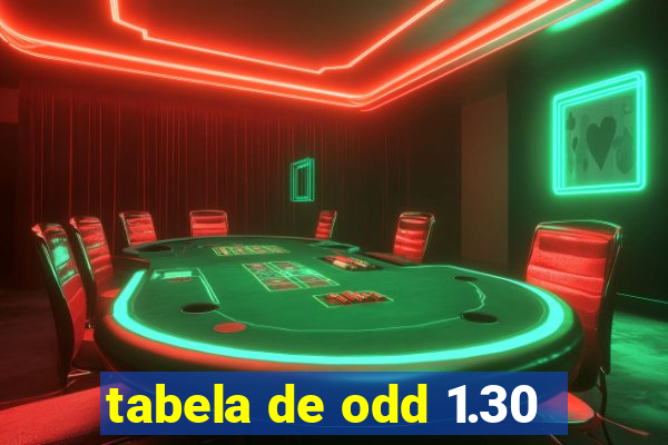 tabela de odd 1.30