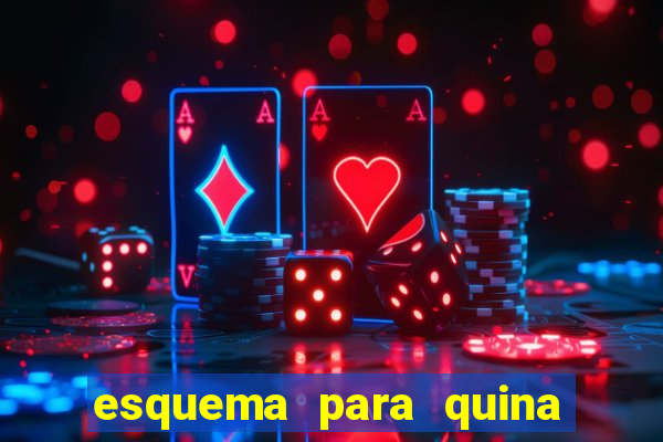 esquema para quina com 20 dezenas