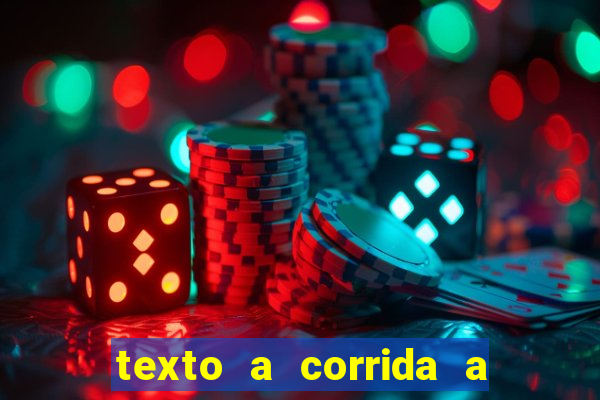 texto a corrida a lagarta lili