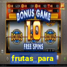 frutas para imprimir e recortar