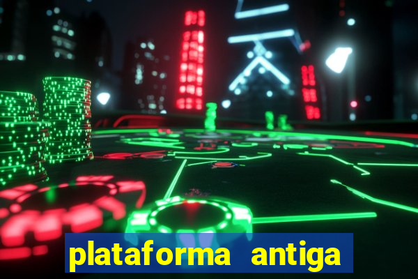 plataforma antiga de jogos