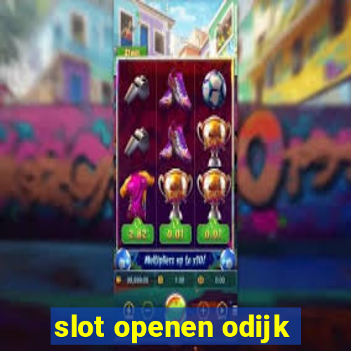 slot openen odijk