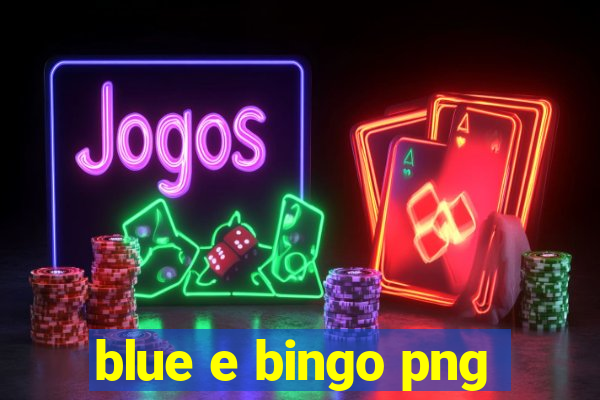 blue e bingo png