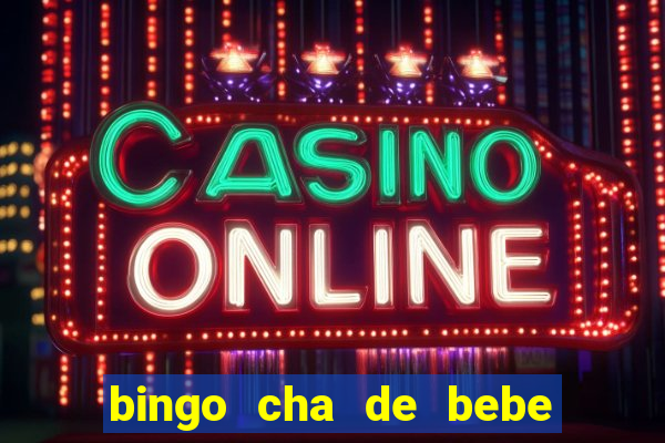 bingo cha de bebe cartelas para imprimir