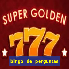 bingo de perguntas e respostas