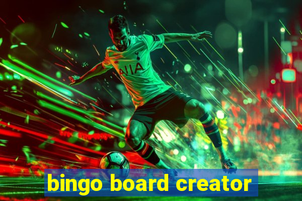 bingo board creator