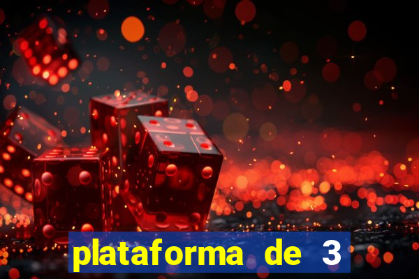 plataforma de 3 reais jogo