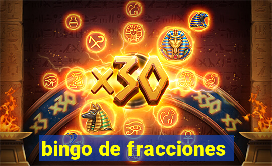 bingo de fracciones