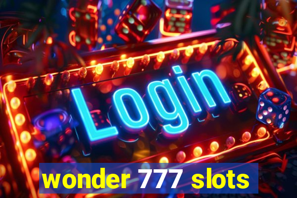 wonder 777 slots