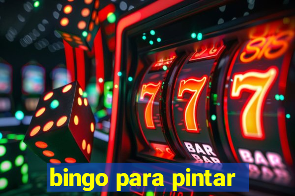 bingo para pintar