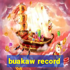 buakaw record