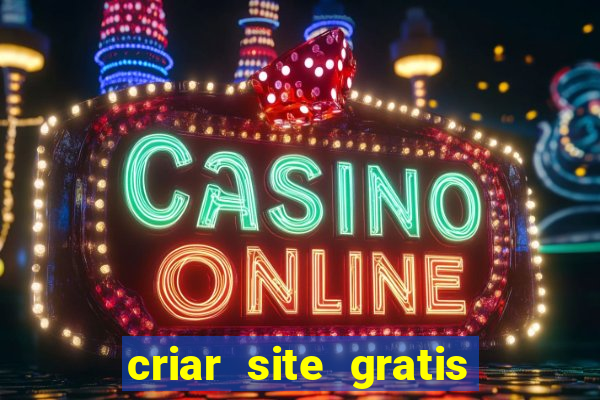 criar site gratis de jogos