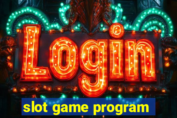 slot game program