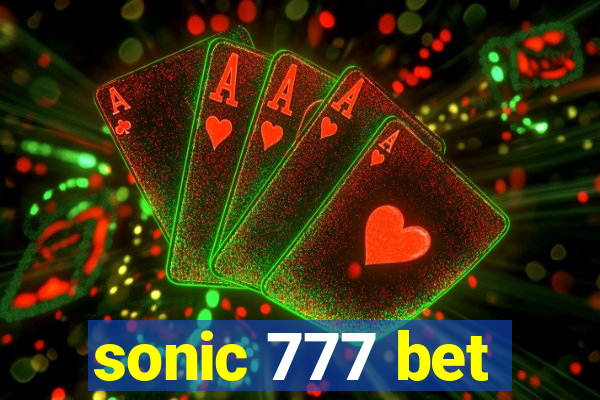 sonic 777 bet