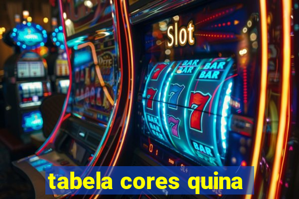 tabela cores quina