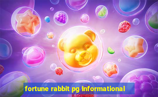 fortune rabbit pg Informational