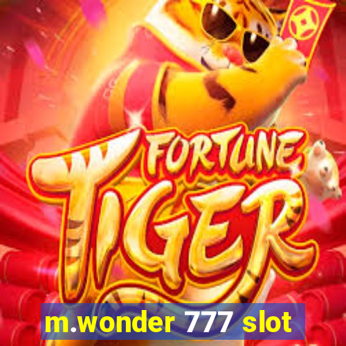 m.wonder 777 slot